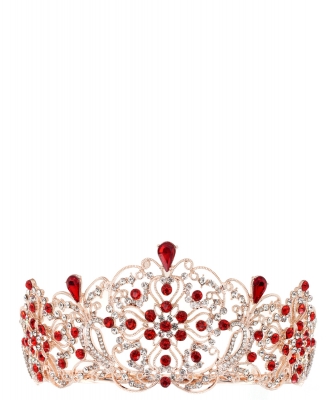 Flower Casting Tiara  TR330095 ROSEGOLD LM